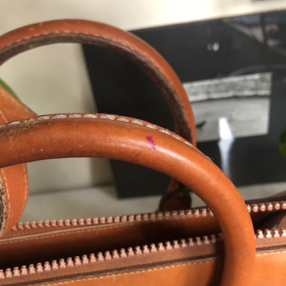 Dooney & Bourke Vintage Pale Lavender Satchel - Picture 11 of 13